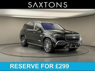 mercedes-benz gls-class 4.0 gls600h v8 mhev suv 5dr petrol hybrid g-tronic 4matic euro 6 (start/stop) (579 ps)