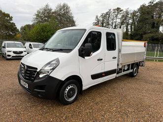 2020 vauxhall movano 2.3cdti l3h1 f3500 (130ps)(eu6) biturbo l3h1 crewcab dropside 2298cc