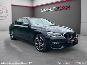 bmw serie 7 g11/g12 740e iperformance 326 ch m sport a, caméra 360, harman kardon, softclose, toit ouvrant, garantie 12 mois,