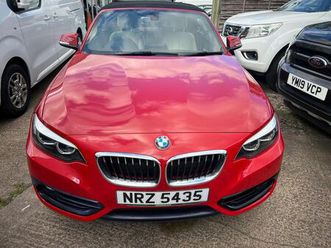2018 bmw 2 series 2.0 220i sport (184bhp) convertible 2d auto