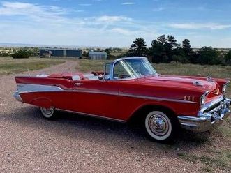 1957 chevrolet bel air convertible, restored to original condition
