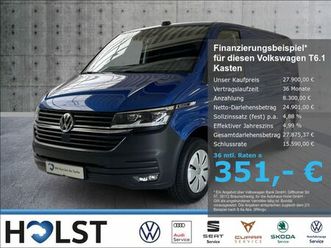 volkswagen t6.1 kasten 2.0tdi l1h1 led ahk kamera sitzheiz.