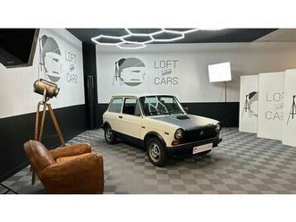 1981 autobianchi a112 blanc manuel, 5 vitesses conduite à...