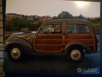 fiat topolino 500 c giardiniera legno 1949