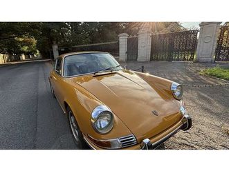 1969 porsche 912 jaune manuel, 5 vitesses conduite à gauc...