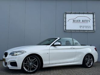 bmw 2-serie cabrio 218i high executive automaat m-pakket