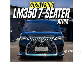 2020 lexus lm 350 3.5 7 seater mpv black hitam lm350 7seater 7-seater