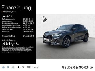 audi q3 40 tdi quattro s-line led|acc|ahk|virtual