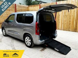 2022 vauxhall combo life 4 seat petrol auto wheelchair accessible disabled access vehicle wav mpv...