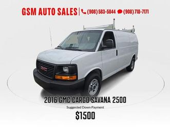 used 2016 gmc savana 2500 work van