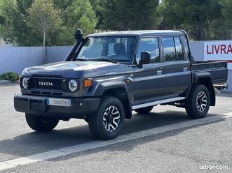 toyota land cruiser grj79 double cabine neuf v6 4.0l essence 228cv tva recup pas de malus