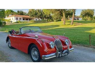 1958 jaguar xk150 rouge manuel, 4 vitesses conduite à gau...