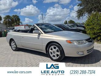 used 2000 toyota camry solara sle