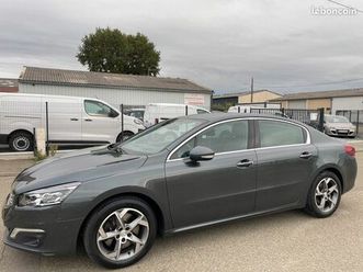 peugeot 508 phase ii 2.0 blue hdi 180cv pack feline eat6 1er main 143 000km ja/gps/cuir/full led/jbl/palettes/afficheur tete haute/camera/radar/regul/sieges cha