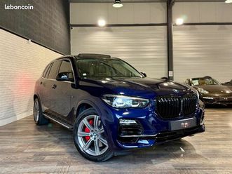 bmw x5 g05 xdrive 45e m sport individual bva8 394 ch suivi bmw + t-o + acc + hk + pack mémoire + pack hiver