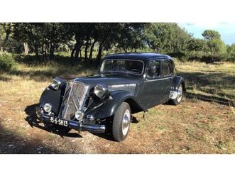 1955 citroen traction avant noir manuel, 3 vitesses condu...