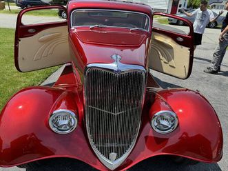 1934 ford restomod coupe with 117 miles since build