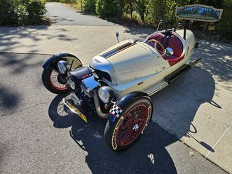 low-mile 2015 morgan three-wheeler with performance upgrades