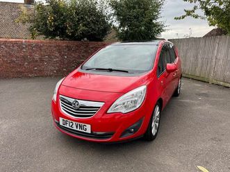 vauxhall meriva 1.4 16v se mpv 5dr petrol manual euro 5 (100 ps)