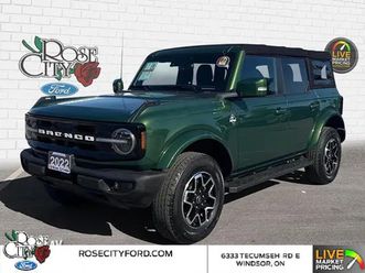 2022 ford bronco outer banks 4wd