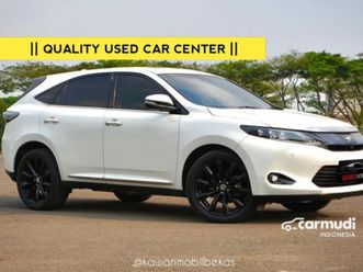 ( tdp 60jt ) toyota harrier 2.0l premium sound facelift cbu 2014 putih kondisi istimewa dan dijamin siap pakai #kawanmobilbekas