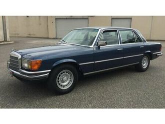 1978 mercedes sel series bleu foncé automatique, 4 vitess...