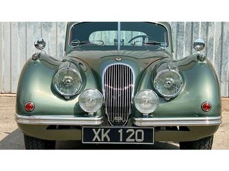 1951 jaguar xk120 vert manuel conduite à gauche in italie...