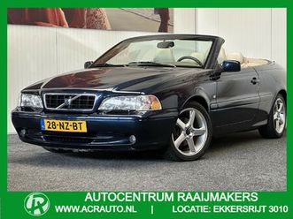 volvo c70 convertible 2.0 t tourer black youngtimer !!! climate control stoelverwarming elektrische kap radio/cd pdc mistlampen voor zeer mooi !! 3010