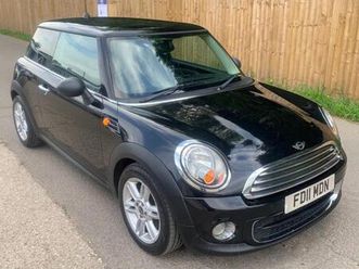 2011 mini hatchback 1.6 one d - 1 year mot + warranty - free delivery! -