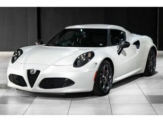 2015 alfa romeo 4c coupe launch edition