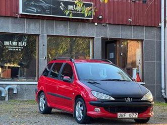 peugeot 206 sw 1.6 xs lågmil