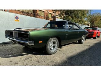 1969 dodge charger vert foncé automatique, 3 vitesses con...