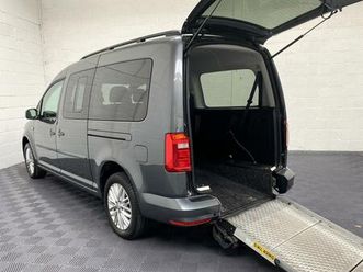 2018 68 vw caddy maxi life 2.0 tdi 5 x seat wheelchair accessible vehicle wav