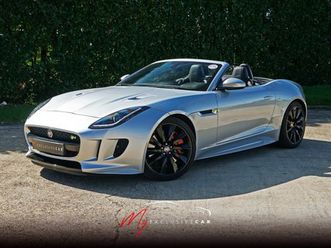 jaguar f-type cabriolet v8 r awd - parfait etat - rév. 05/2025 - caméra, meridian surround 770 w, sièges et volant chauffants, accès sans clé, ...