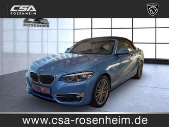 bmw 220 220 i luxury line bluetooth navi led klima