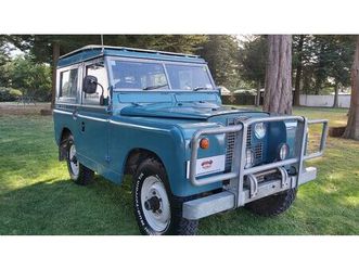 1967 land rover series 2a bleu manuel, 4 vitesses conduit...