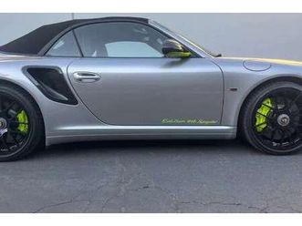 turbo s cabriolet edition 918 spyder