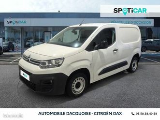 citroen berlingo van m 650kg bluehdi 100 s&s driver