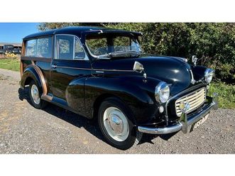 1961 morris minor noir manuel, 4 vitesses conduite à droi...