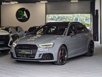 audi rs3 sportback 2.5 tfsi 400cv s tronic 7 quattro / toit ouvrant / bo / acc / camera / gris nardo