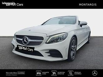 mercedes-benz classe c cabriolet 180 1.5 156ch amg line 9g-tronic euro6d-t
