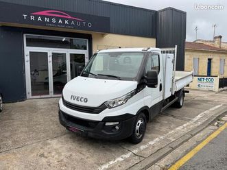iveco daily 20 825 ht 3.0d 150cv 35c15 / benne + coffre / tva récupérable / moteur à chaine