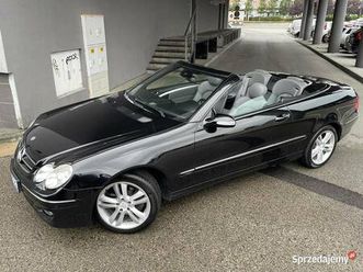 mercedes-benz clk 200 2.0 kompresor 184km 2007r 211300km cabrio rzeszów - sprzedajemy.pl