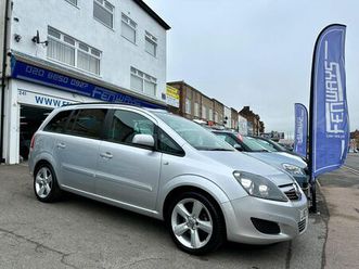 2013 vauxhall zafira 1.6 exclusiv