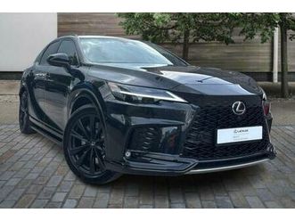 2025 lexus rx 500h 2.4 direct4 f-sport 5dr auto suv hybrid automatic