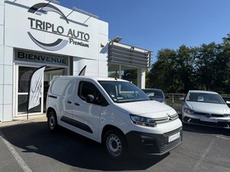 citroen berlingo 1.6 bluehdi - 75 fourgon m club 1000 kg tva recuperable + clim