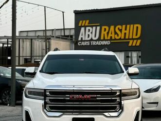 gmc acadia( 2020model ) in white color gcc specs this has done a kilometer of 82,000 km❗