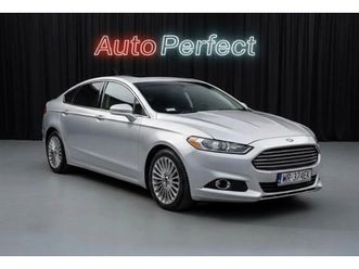 ford fusion titanium 2.0t benzyna lpg navi pdc kamera szybedach skory full