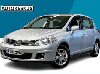 nissan tiida 1,6 visia city + 5mt 5-ov. - korko 2,49% + kulut!