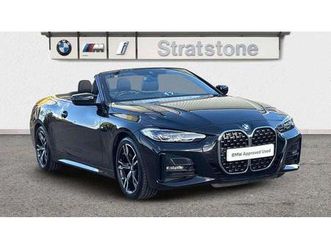 bmw 4 series 420i m sport convertible 2.0 2dr